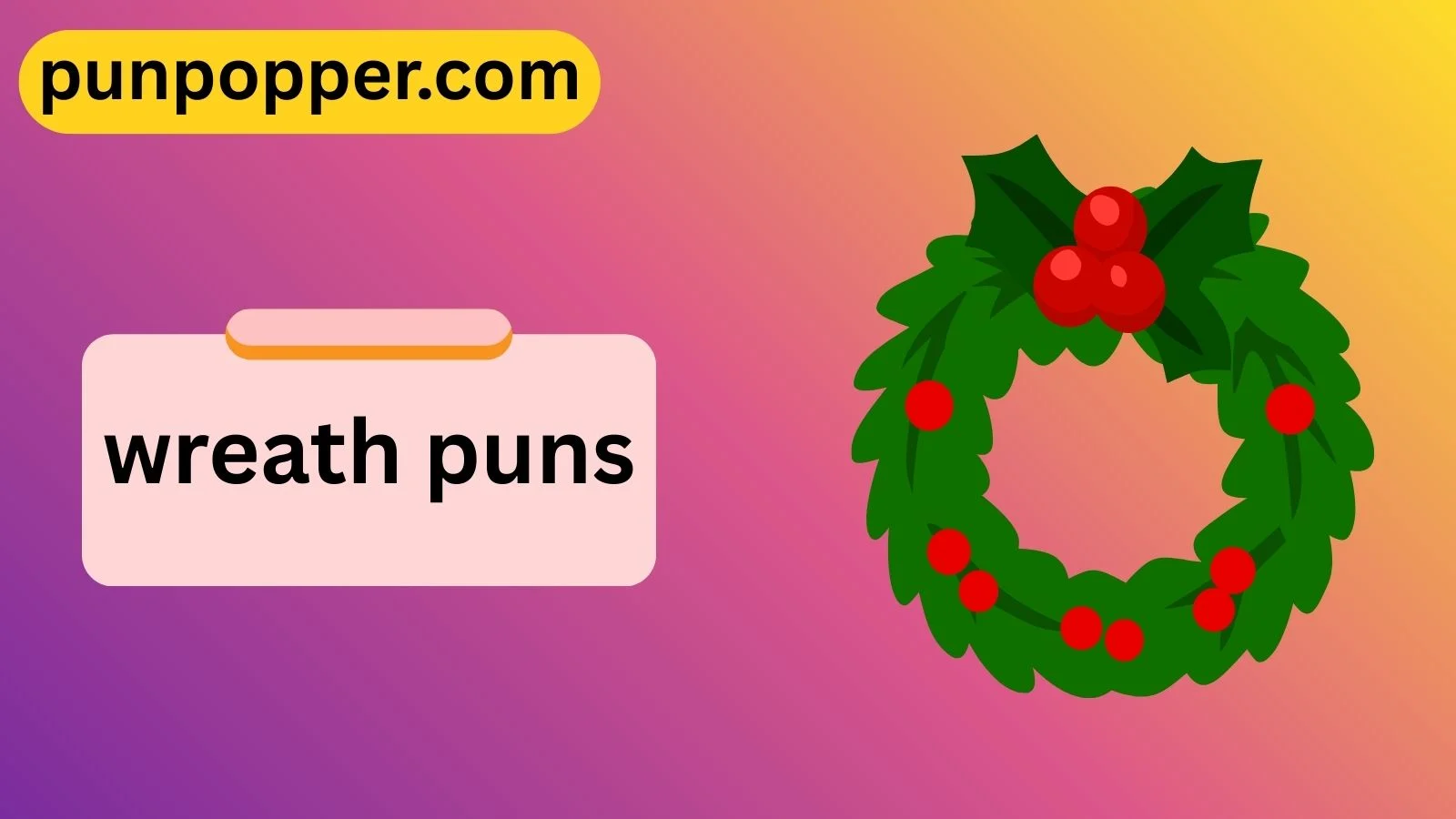 wreath puns