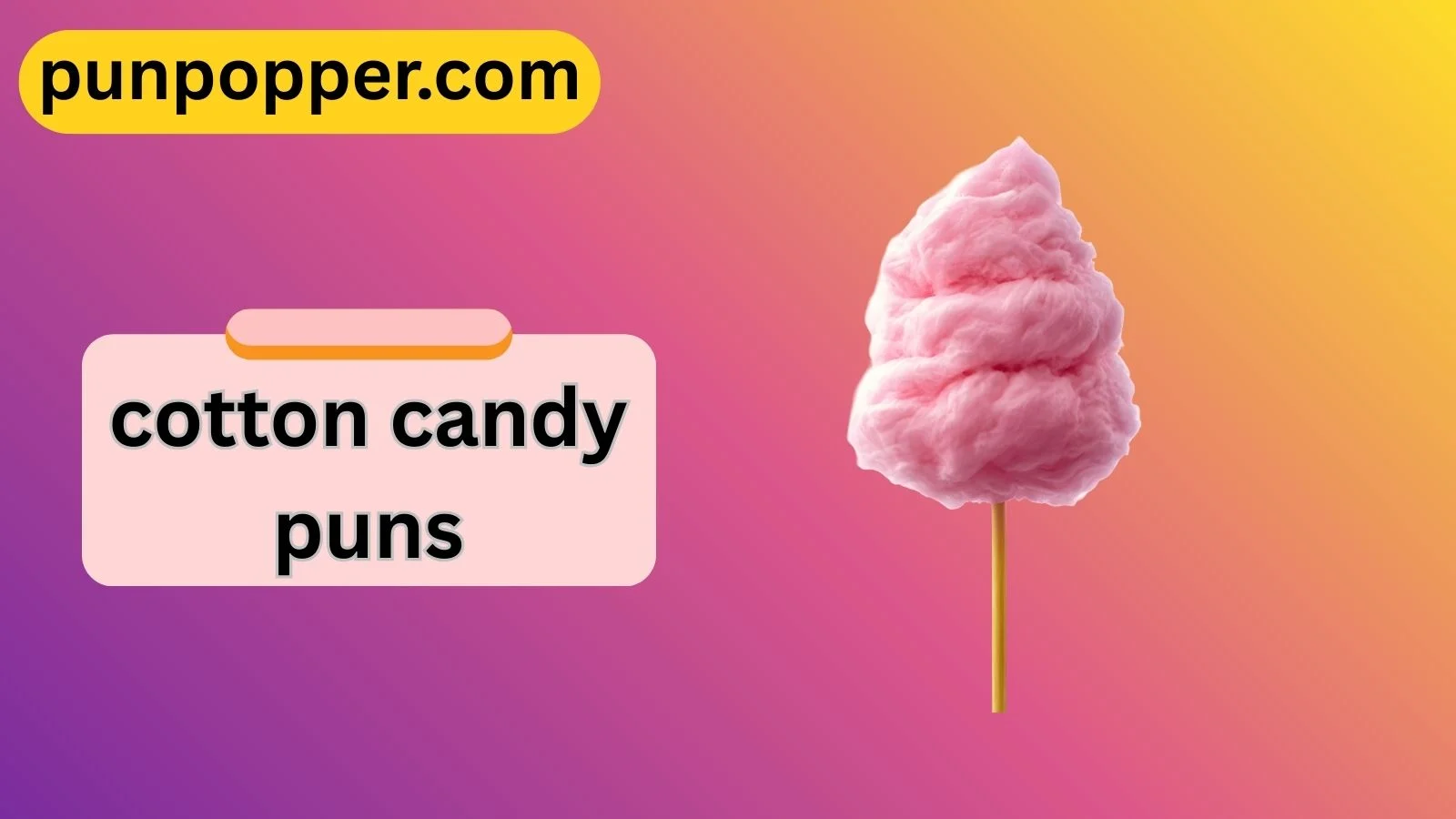 cotton candy puns