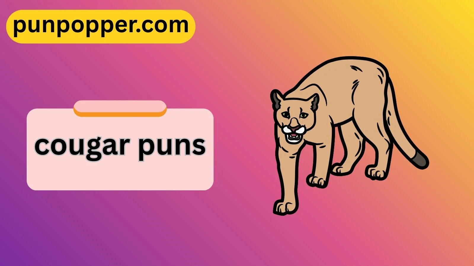 cougar puns