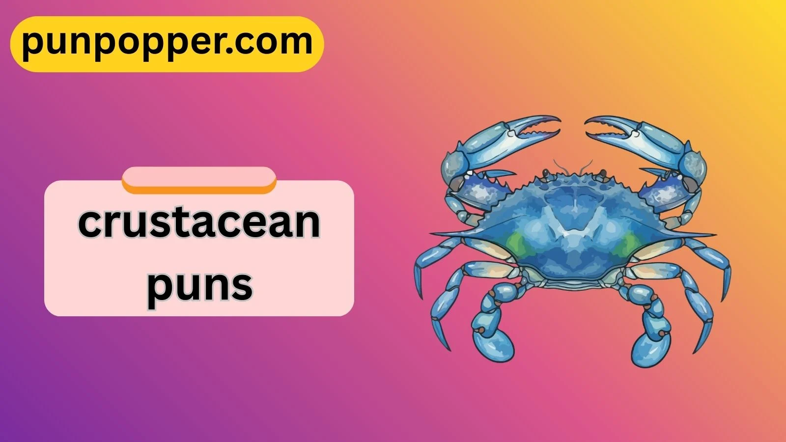 crustacean puns