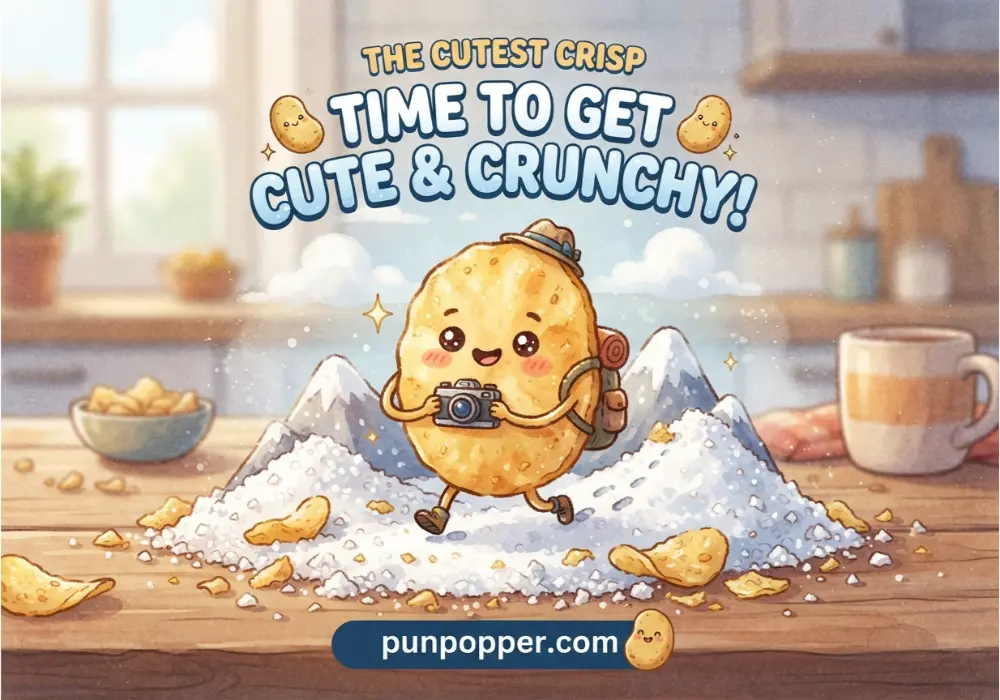 Cute Crisp Puns for Friends