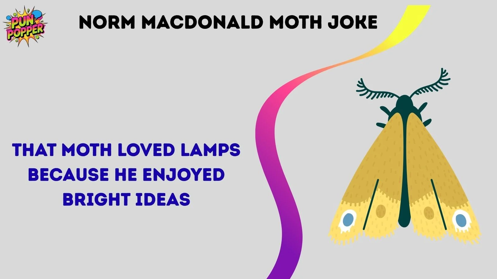 Norm MacDonald moth joke