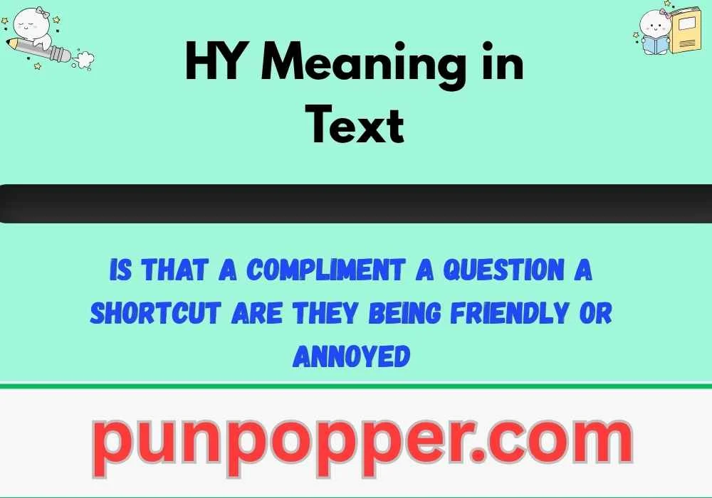 HY Meaning in Text
