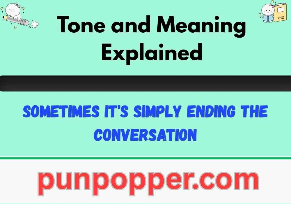 Tone and Meaning Explained