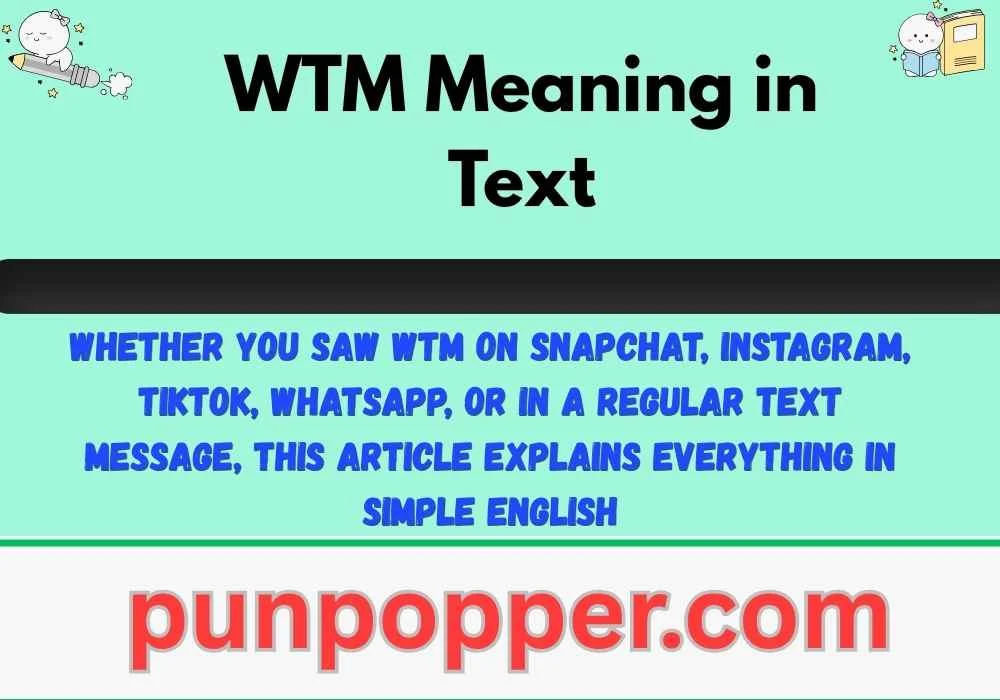 WTM Meaning in Text